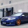 Вставка между клыками переднего бампера Modulo для Honda Accord (VIII gen)(2008-2013) купить недорого с доставкой в Астана