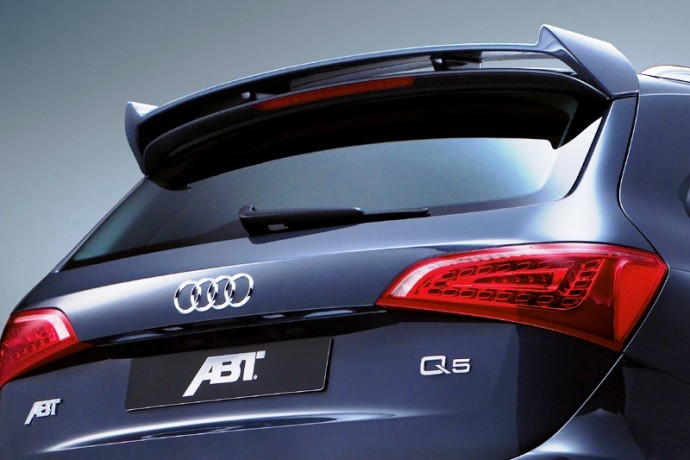Спойлер (АнтиКрыло) (в комплекте с эмблемой ABT) в стиле "ABT" для Audi Q5 (2008-2012) купить недорого с доставкой в Астана