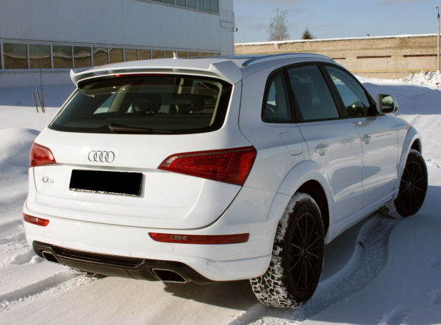 Спойлер (АнтиКрыло) (в комплекте с эмблемой ABT) в стиле "ABT" для Audi Q5 (2008-2012) купить недорого с доставкой в Астана