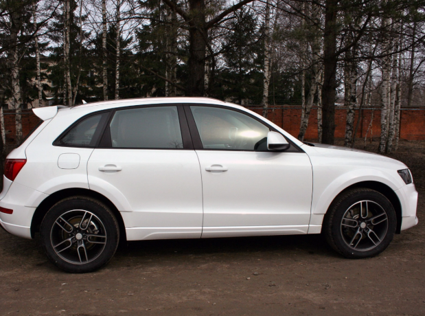 Спойлер (АнтиКрыло) (в комплекте с эмблемой ABT) в стиле "ABT" для Audi Q5 (2008-2012) купить недорого с доставкой в Астана