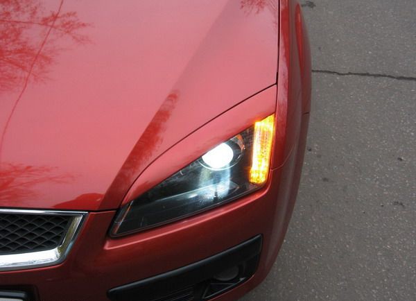 Накладки на фары (реснички) широкие var №2 для Ford Focus 2 (2004-2008) купить недорого с доставкой в Астана