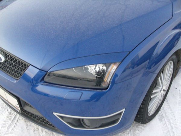 Накладки на фары (реснички) широкие var №2 для Ford Focus 2 (2004-2008) купить недорого с доставкой в Астана