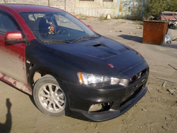 Пластиковые крылья с жабрами EVO Mitsubishi Lancer Evolution X купить недорого с доставкой в Астана