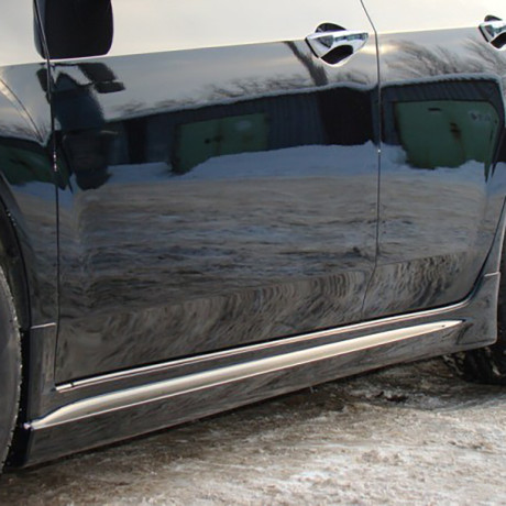 Накладки на пороги "Mugen Style" для Honda Accord VIII (2008-2013) купить недорого с доставкой в Астана