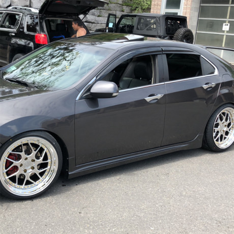 Накладки на пороги "Mugen Style" для Honda Accord VIII (2008-2013) купить недорого с доставкой в Астана