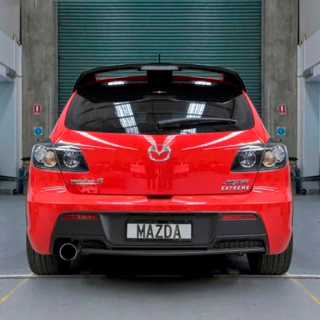 Спойлер "Трех ногий, Mazda Speed" (под стоп) для Mazda 3, хэтчбэк (2003-2009) купить недорого с доставкой в Астана