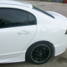 Лип спойлер для Honda Civic 4D (2006-2012) купить недорого с доставкой в Астана