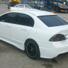 Лип спойлер для Honda Civic 4D (2006-2012) купить недорого с доставкой в Астана