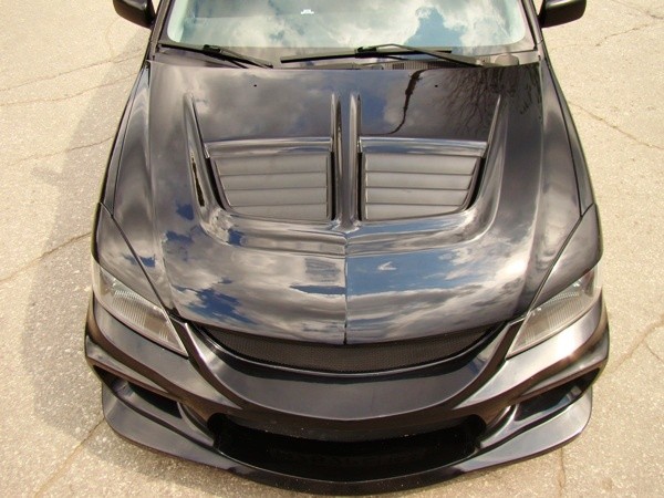 Капот в стиле EVO (в сборе) для Mitsubishi Lancer IX (2003-2009) купить недорого с доставкой в Астана
